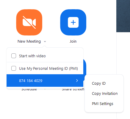 Cara Menggunakan Aplikasi Zoom, Pengaturan Personal Meeting ID Setting Home