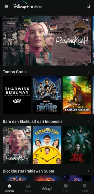 Cara Nonton Film Disney+ Hotstar  - Langganan