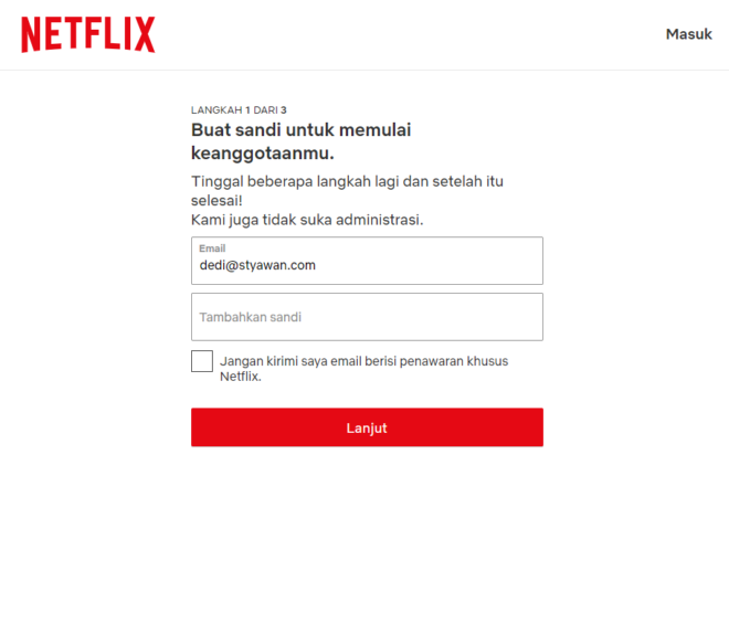 Cara Mendaftar Netflix Tanpa Kartu Kredit - Daftar AKun