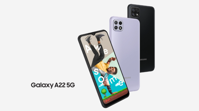 Samsung Galaxy A22 5G - Rekomendasi Smartphone 3 jutaan - kawangadget