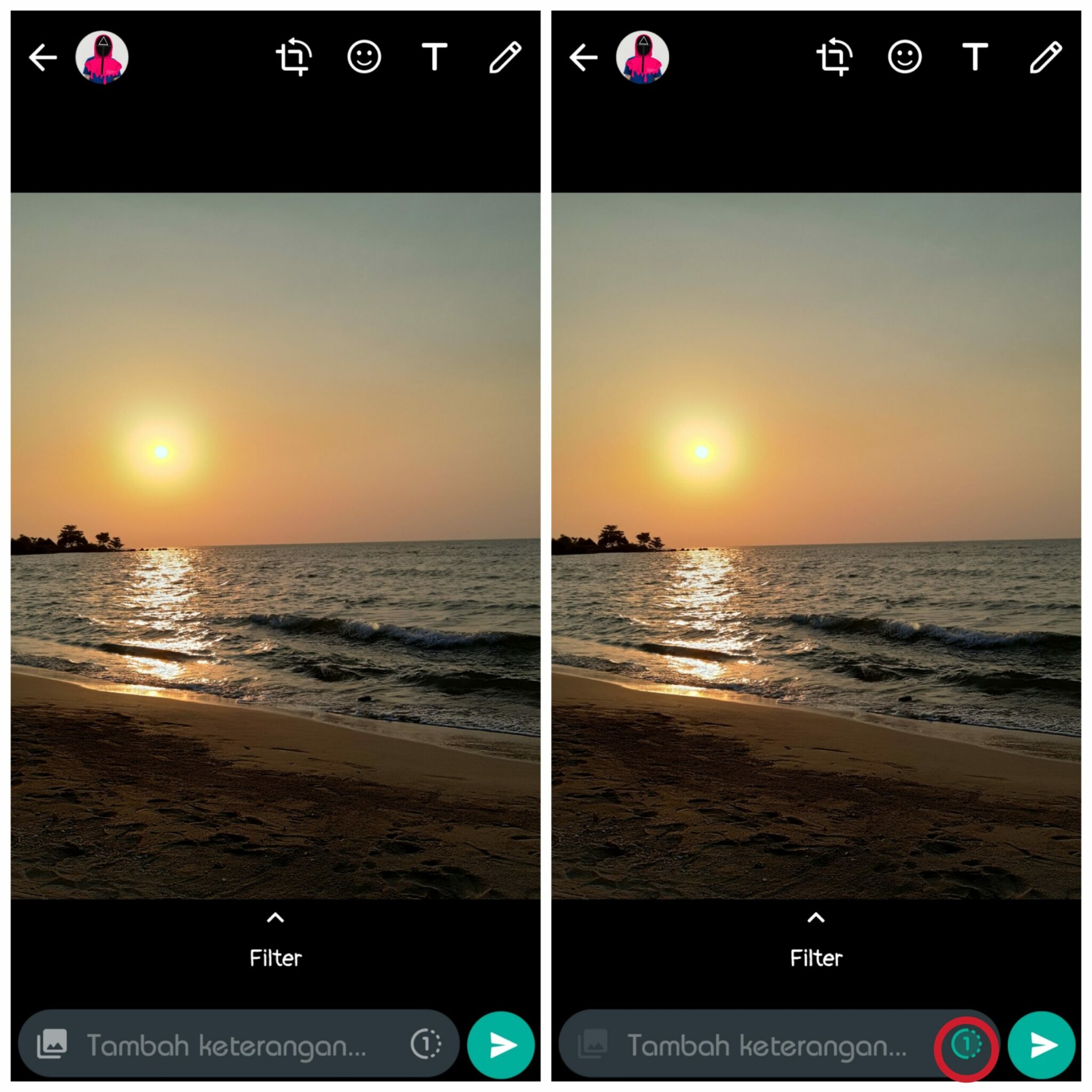 Fitur View Once di Whatsapp - Kawangadget