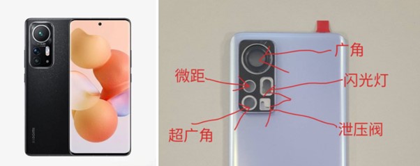 Desain belakang Xiaomi 12