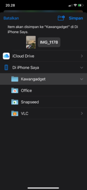 Cara Mengirim Foto Lewat Dokumen di iPhone 
