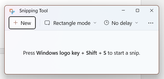 Snipping Tool Windows