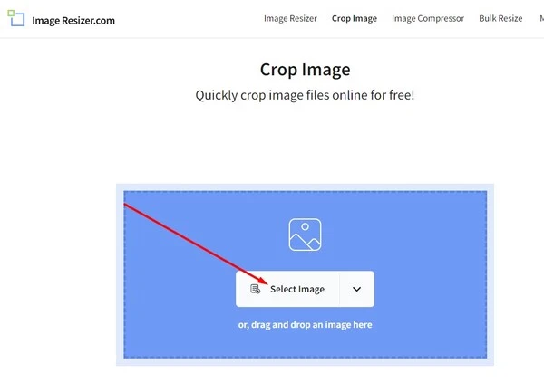 crop foto Image Resizer