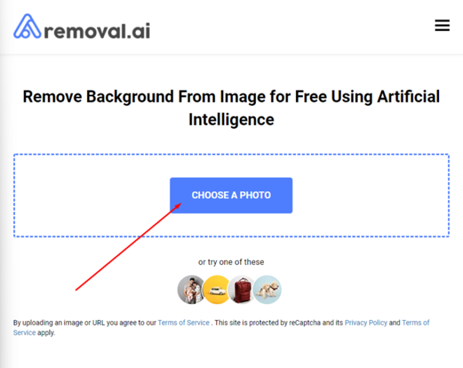 Removal.ai salah satu situs hapus background di Google.