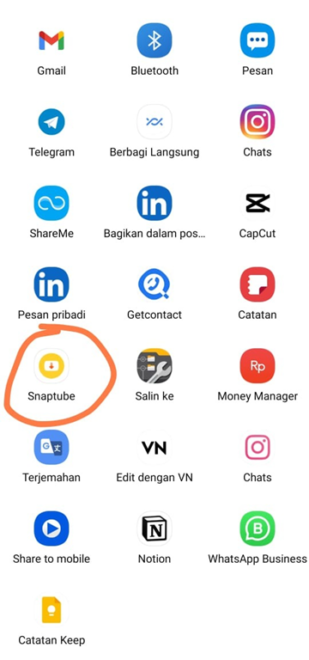 Cara mendownload lagu dari YouTube melalui Snaptube