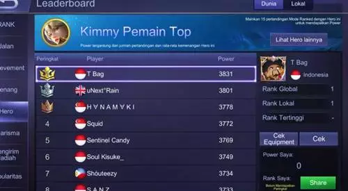 Daftar Negara Sepi Mobile Legends 2022