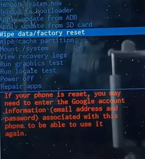 reboot hp samsung