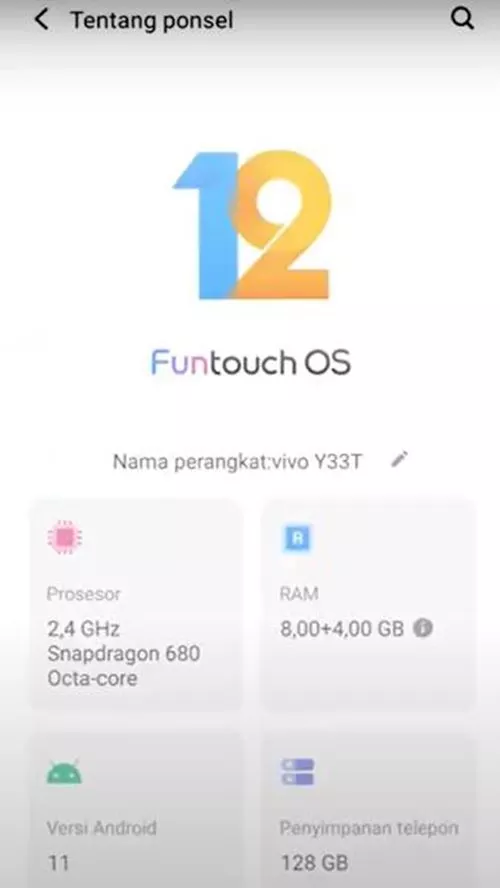 cek tipe hp vivo