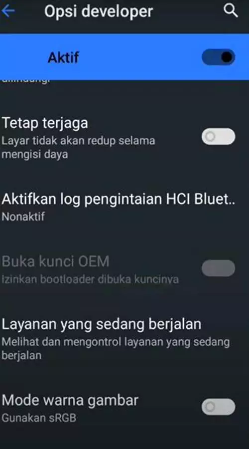 setting hp vivo