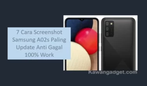Cara Screenshot Samsung A02s