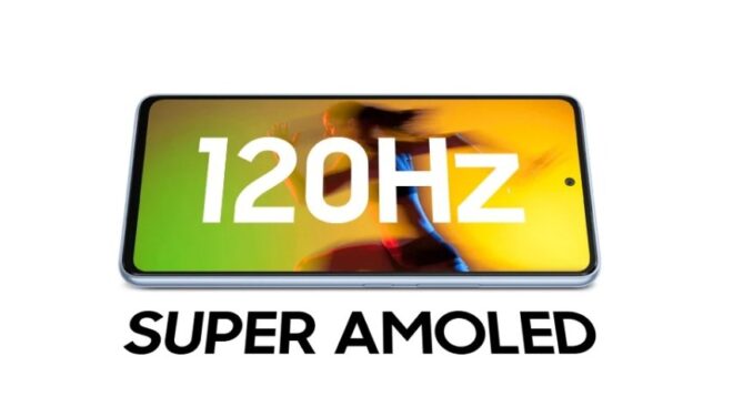 Layar Super AMOLED Dengan Refresh Rate 120 Hz
