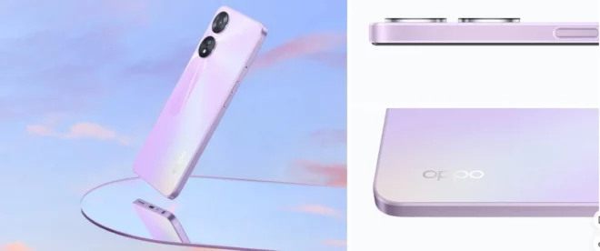 OPPO A58 Memiliki Desain Tipis, Ringan dan Trendy