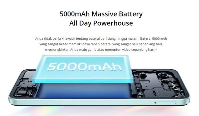 Realme C33 Dibekali Baterai 5000mAh Yang Awet Sepanjang Hari