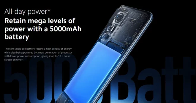 Baterai 5000mAh cukup untuk digunakan seharian