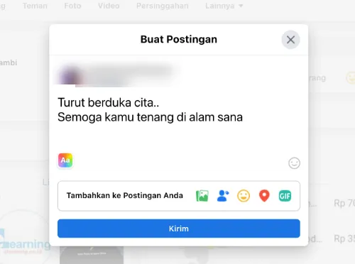 cara mengenang akun fb