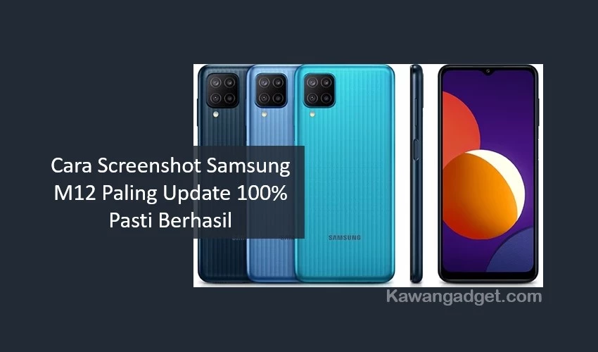 Cara Screenshot Samsung M12