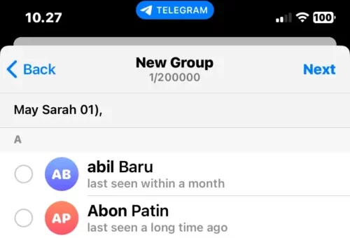 cara nobar di telegram