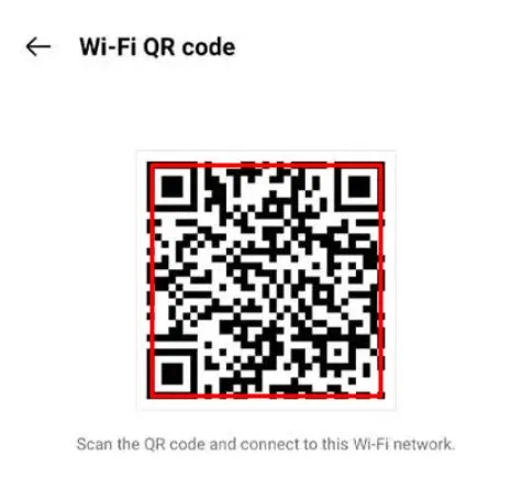 Melihat Kode QR Wifi Tanpa Aplikasi