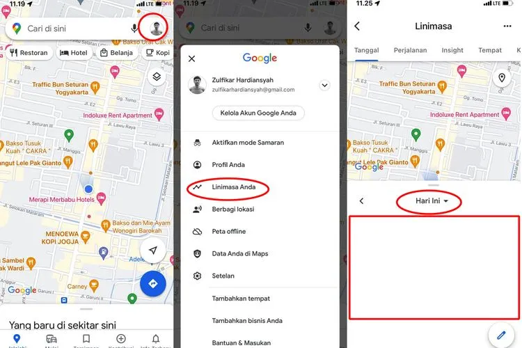 cara setting ganjil genap di google maps iphone