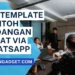 20+ Template Contoh Undangan Rapat via Whatsapp