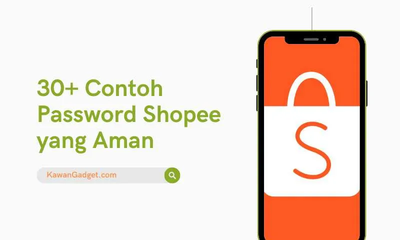 contoh password shopee