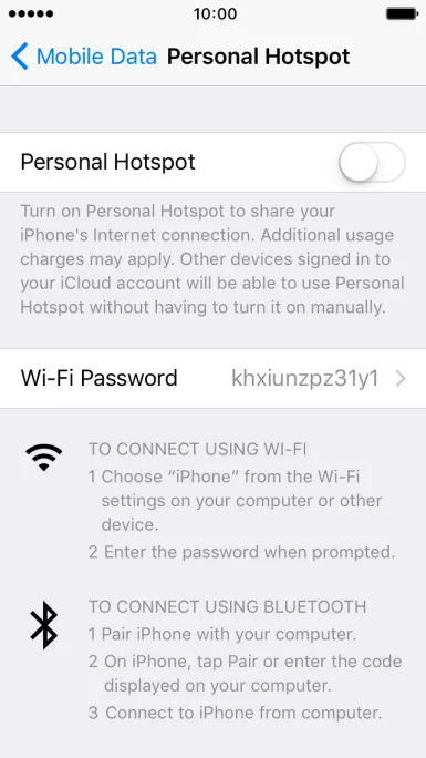 cara memunculkan hotspot di iphone