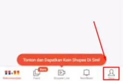 cara mencari link bio di shopee