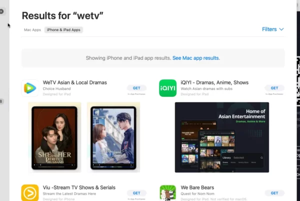 Cara Download WeTV di Laptop