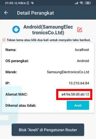 cara blokir pengguna wifi