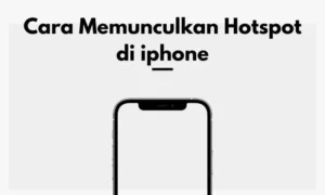 cara memunculkan hotspot di iphone