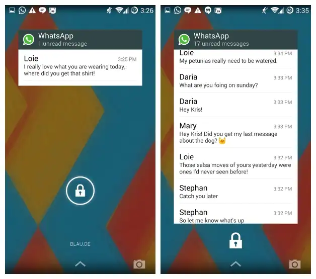 cara agar notifikasi wa muncul di atas layar