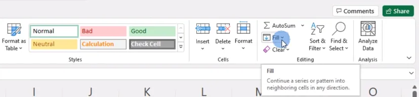 Cara Mengurutkan Nomor di Excel Otomatis Menggunakan Bantuan Menu Fill