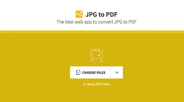 Cara Merubah Foto Menjadi PDF dari Website SmallPDF
