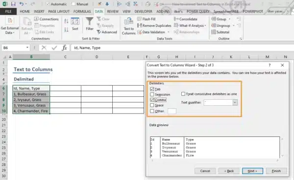 cara merapikan tabel di excel