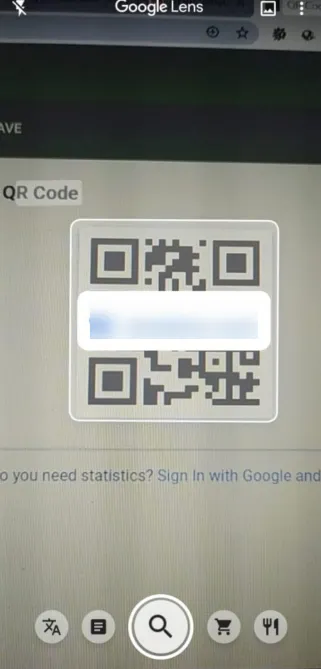 cara scan barcode maps