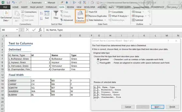 cara merapikan tabel di excel