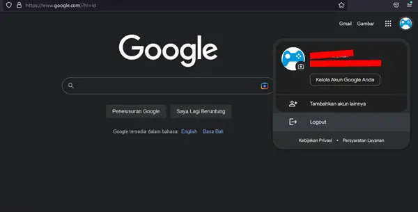 Cara Logout Salah Satu Akun Gmail di Laptop