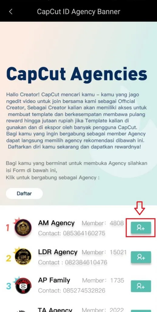 cara membuat template di capcut