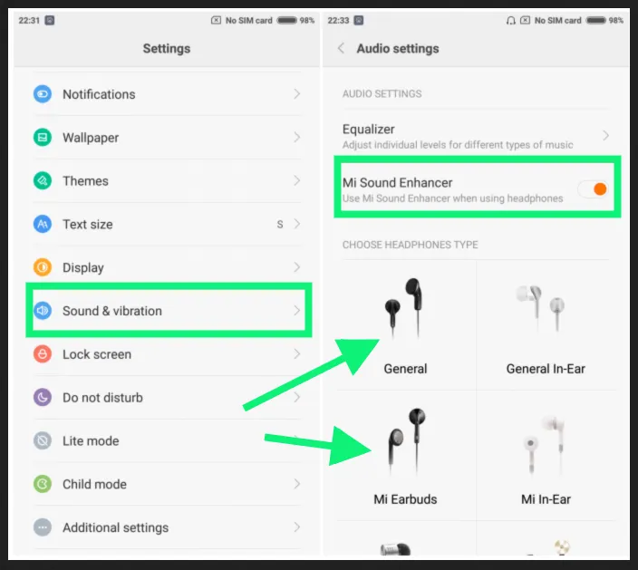 3 cara menghilangkan Tanda headset Error di hp