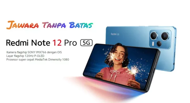 Redmi Note 12 Pro - HP Xiaomi RAM 8GB Keluaran Terbaru 2023