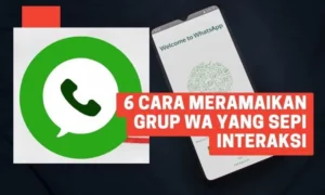 cara meramaikan grup wa yang sepi