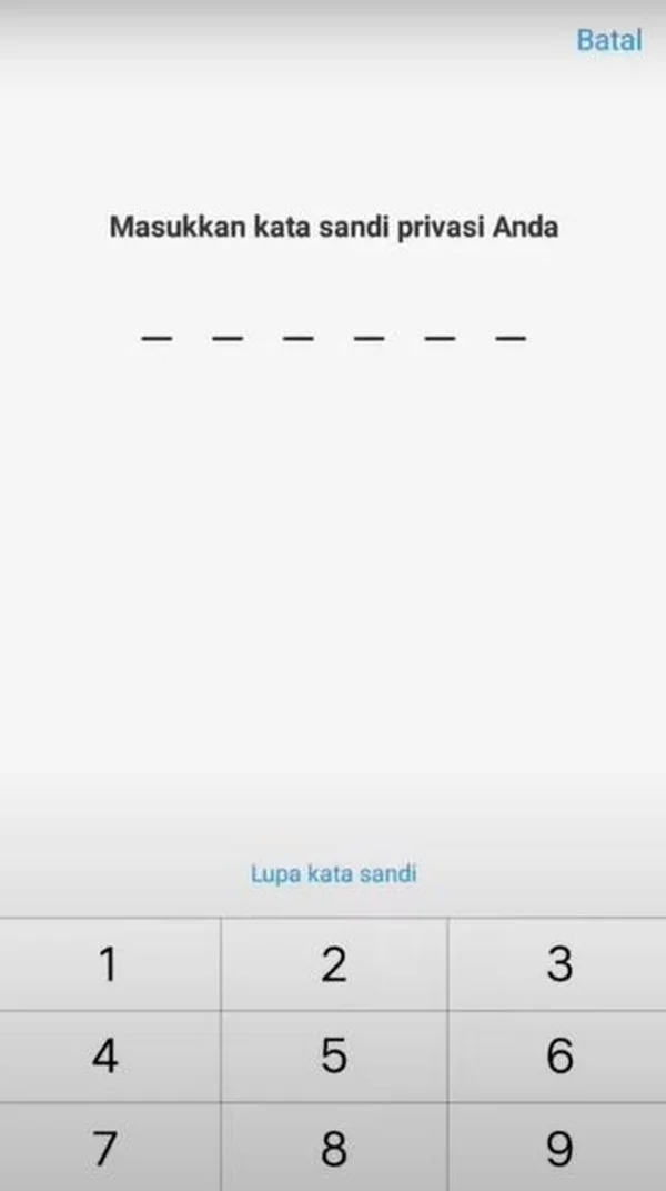 Lupa Sandi Privasi dan Enkripsi Aplikasi Vivo Tanpa Reset Pabrik