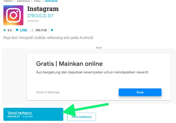 cara agar tidak terlihat online di instagram