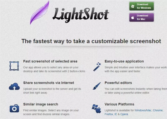 Lightshot - Aplikasi Screenshot Laptop Ringan