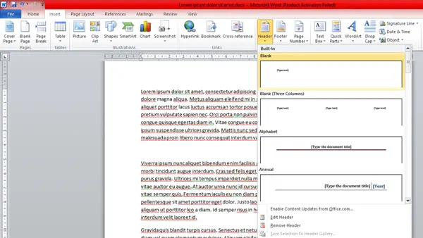 Cara Membuat Section di Word 2010 dan 2013