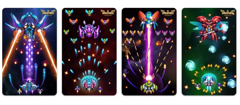 Space Invasion: Alien Shooter War - Game Dingdong Pesawat di HP Android