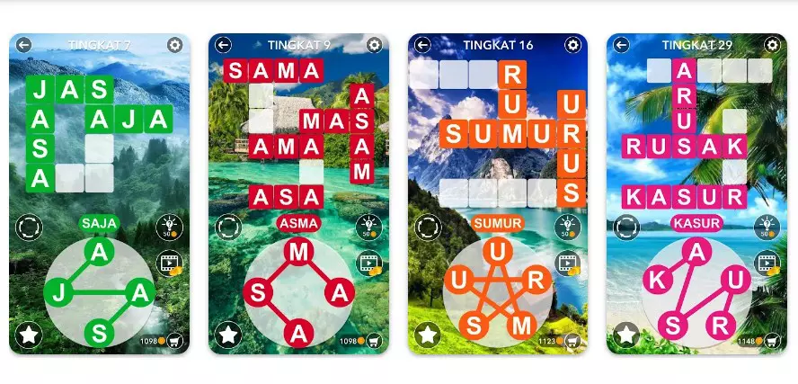 Teka-teki Silang Kata Mencari - Game TTS Indonesia Offline Paling Populer Dengan Banyak Bahasa