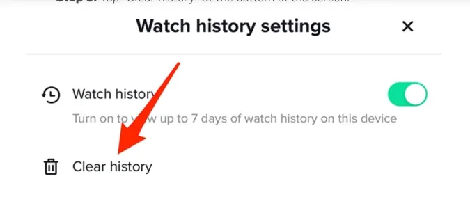 cara melihat history tiktok